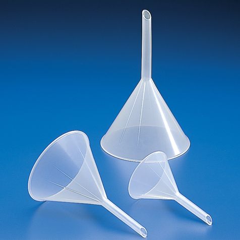 Funnel, analytical, 80mm, PP, BAG/2 | GLO1-600150-2