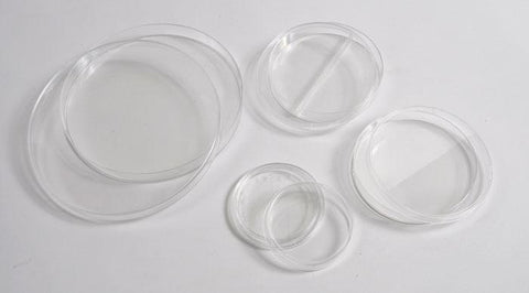 PETRI DISHES, POLYSTYRENE, 90MM  x 15MM, TWO COMPARTMENTS | UNI1-K1003