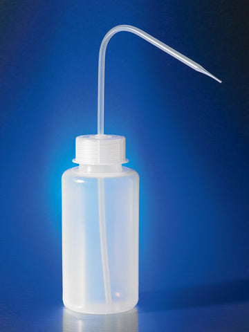 Corning® 1L Reusable Plastic Narrow Mouth Wash Bottle, Low Density Polyethylene with GL-32 PP Screw Cap | COR1-1300P-1L
