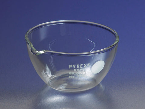 PYREX® 140 mL Flat Bottom Evaporating Dishes | Corning 3180-80