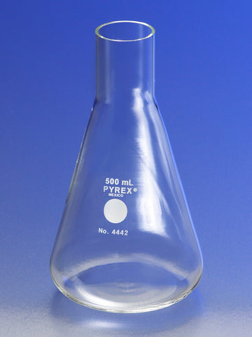 PYREX® 250 mL Long Neck Shaker Erlenmeyer Flask | Corning 4442-250