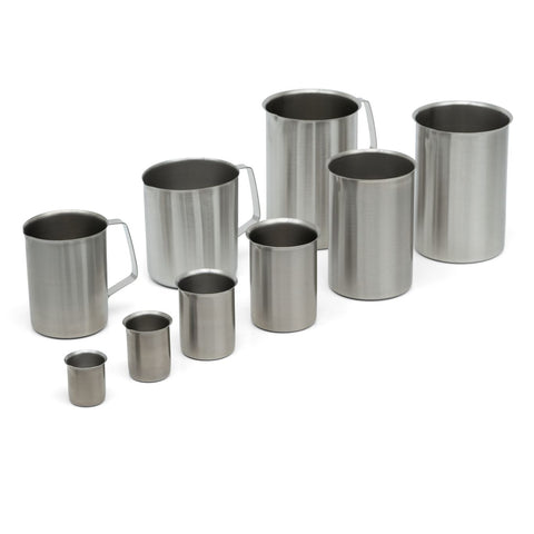 Stainless Steel Griffin Beakers