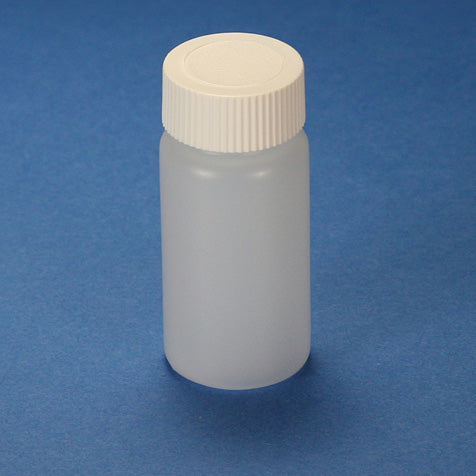 Scintillation vial, 20mL, HDPE, white separate screw cap | GLO1-101010