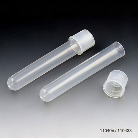 Culture tube, 12x75mm (5mL), PP, separate snap cap | GLO1-110406