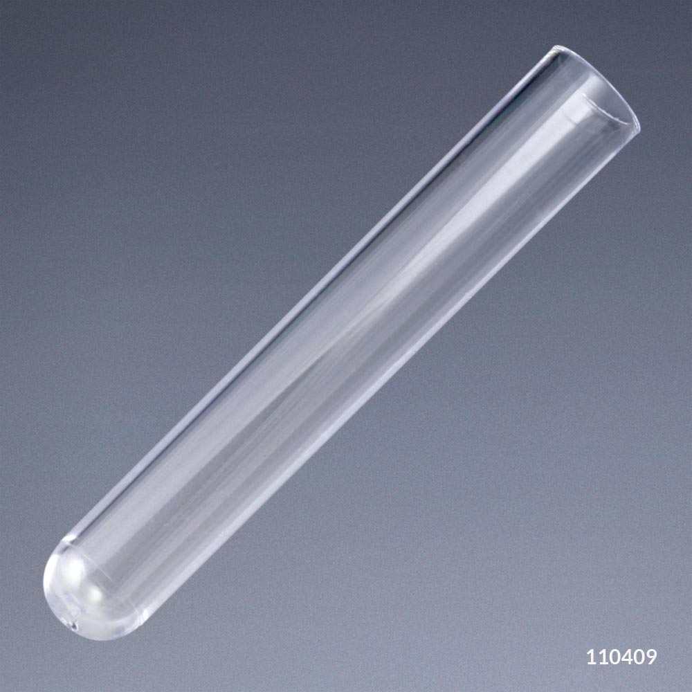 Test tube, 12x75mm (5mL) PS, 250/Bag | GLO1-110409