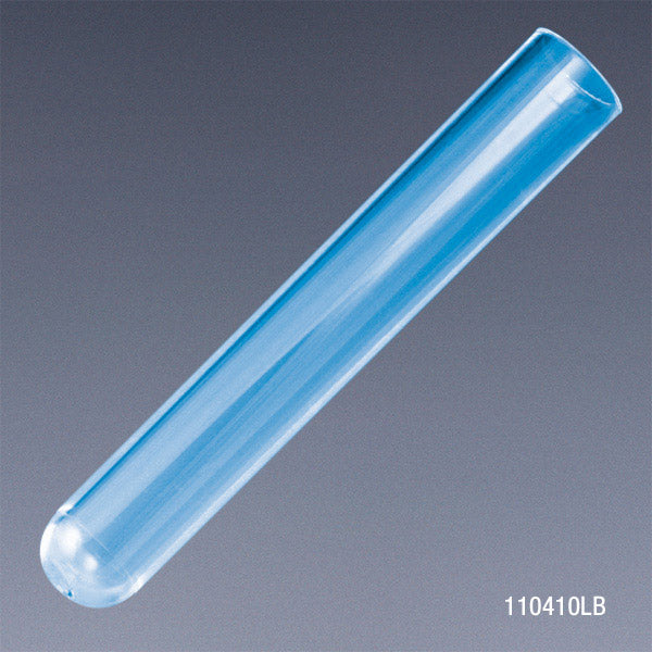 Test tube, 12x75mm (5mL) PS, blue color | GLO1-110410LB