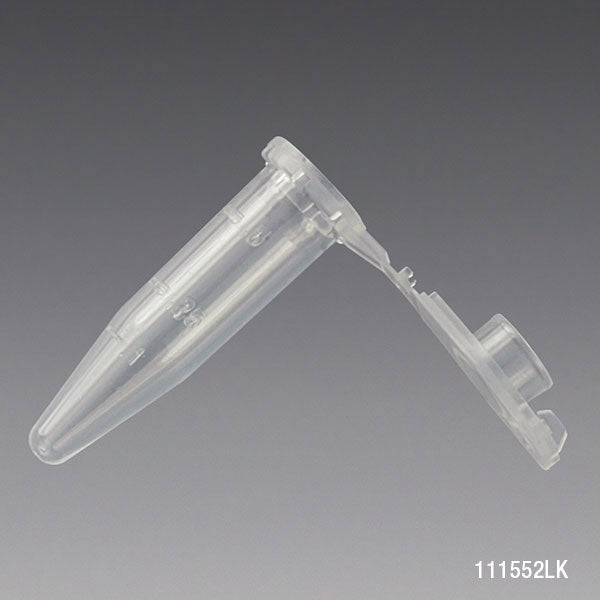 Microcentrifuge tube, 0.5mL, PP, locking snap cap, MG, lot certified | GLO1-111552LK