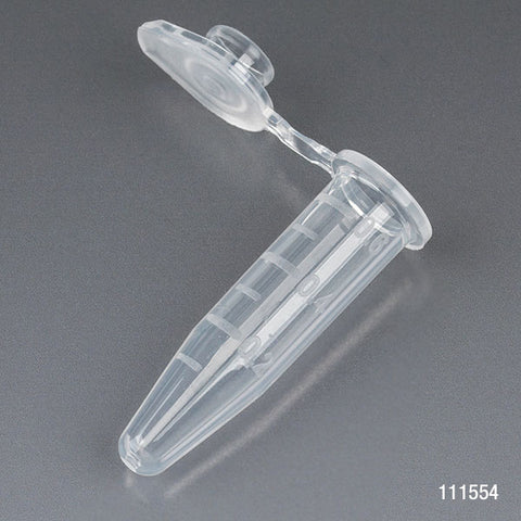 Microcentrifuge tube, 0.5mL PP, Assorted, stand-up zipbag, MG | GLO1-111554AST