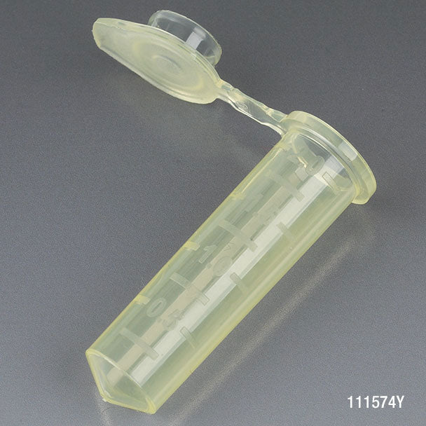 Microcentrifuge tube, 2.0mL PP, Assorted, stand-up zipbag, MG | GLO1-111574AST