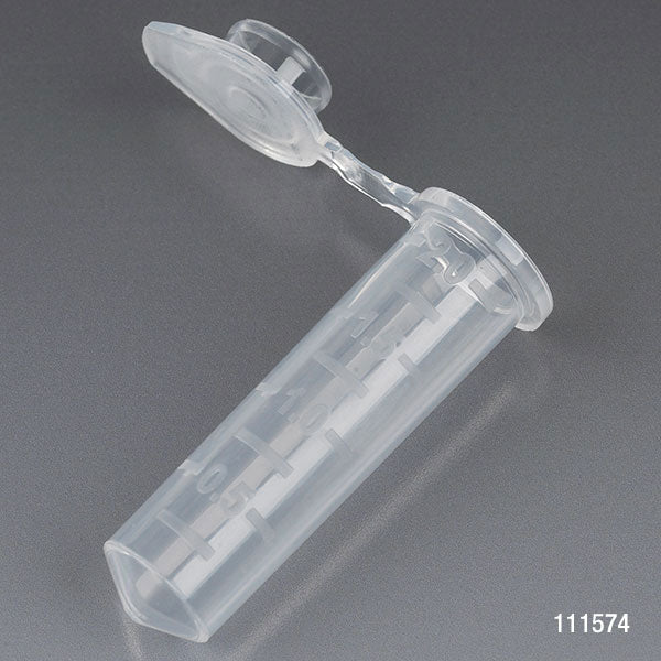 Microcentrifuge tube, 2.0mL PP, natural, stand-up zipbag, MG | GLO1-111574