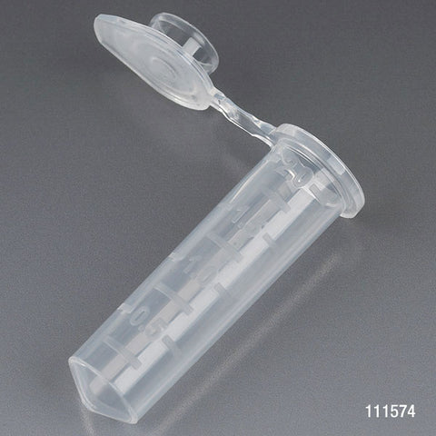 Microcentrifuge tube, 2.0mL PP, natural, stand-up zipbag, MG | GLO1-111574