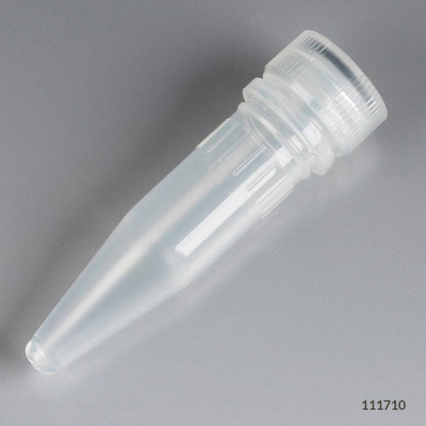 Microtube, 1.5mL, PP, STR, screw cap, o-ring, 100/bag | GLO1-111710