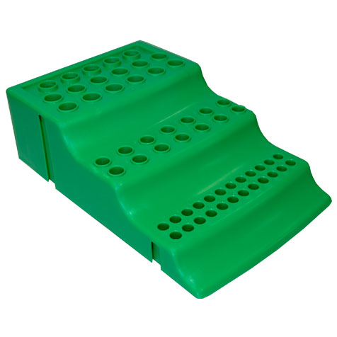 Workstation, 4-way, PP, green, 0.2mL,0.5mL PCR & microtubes | GLO1-111780G