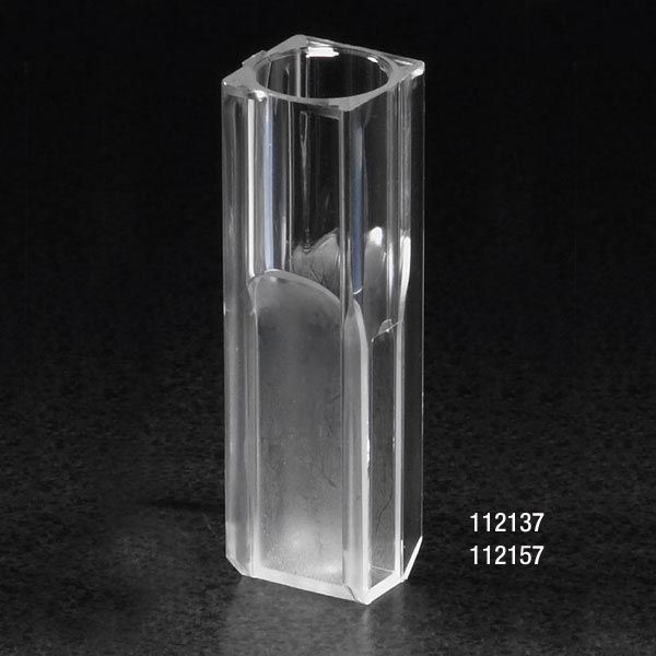 Cuvette, micro, 1.5mL, UV, PMMA, 2 clear sides, 100/tray | GLO1-112157