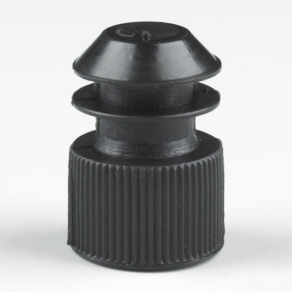 Flange plug cap, 16mm, black,  | GLO1-116152K