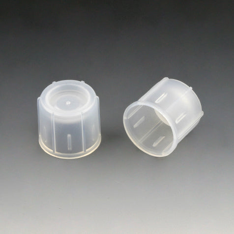 Cap, dual position snap, 17mm, LDPE, 500/bag | GLO1-118118