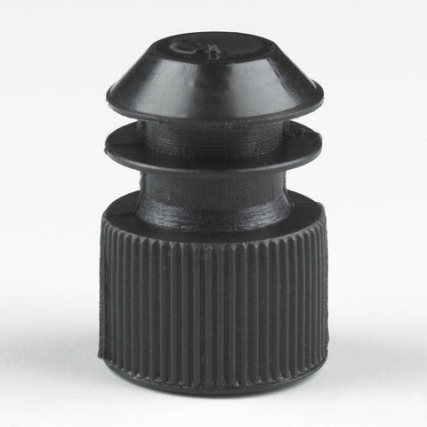 Flange plug cap, 12mm, black,  | GLO1-118127K