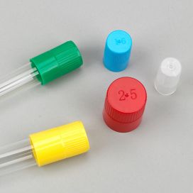 Culture Tube Cap for 13mm Tubes, Yellow, 100/Bag, 10 Bags/Carton | GLO1-118150Y