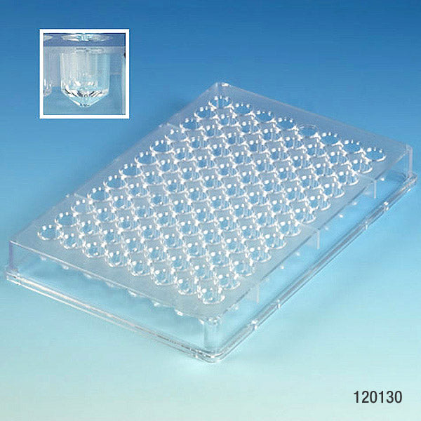 Microtitration plate, 96 well, PS, V-bottom | GLO1-120130