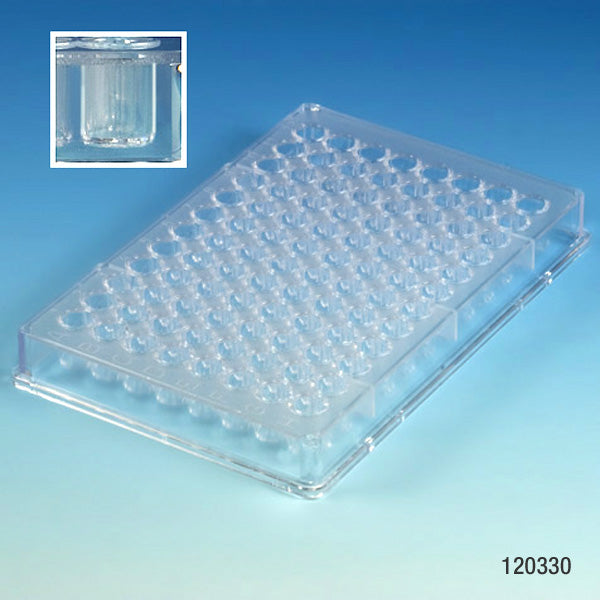 Microtitration plate, 96 well, PS, flat bottom | GLO1-120330