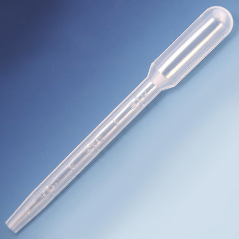 Wide bore transfer pipet,, large bulb, 124mm, 500/box | GLO1-135040-500