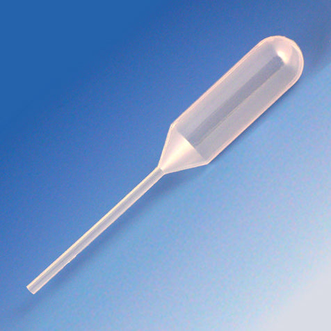 Transfer pipet, 4.0mL, 85mm, narrow stem,, short, sterile, 20/pack | GLO1-136020-S20