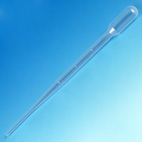 Transfer pipet, 5.0mL, 155mm, sterile,, graduated to 2mL, 1/pack, individually wrapped | GLO1-137040-S01