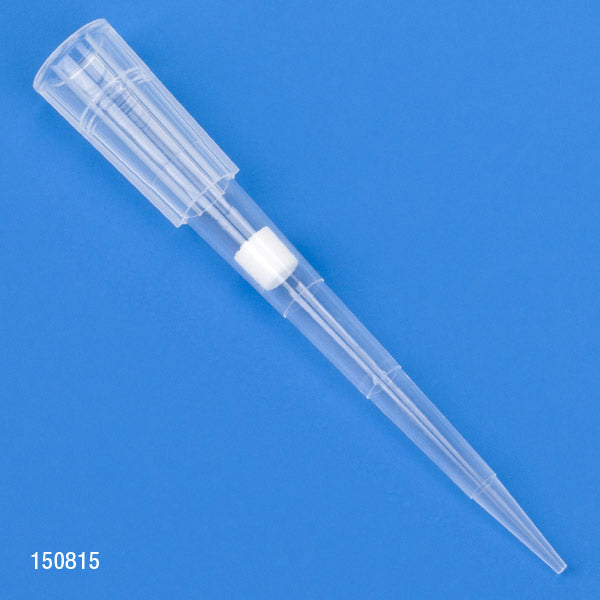 Filter tip, 1-100uL, 54mm, low retention,, universal, graduated, natural, sterile, 96/rack | GLO1-150815