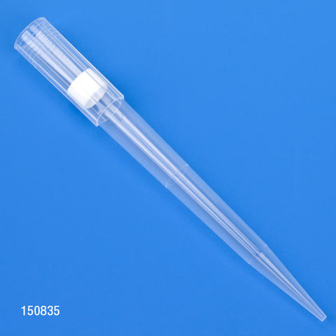 Filter tip, 1-1000uL, 84mm, low retention,, universal, graduated, natural, sterile, 96/rack | GLO1-150835