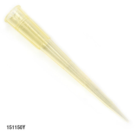 Pipette tip, 1-200uL, yellow, univ,grad,96/rack | GLO1-151150YR-96