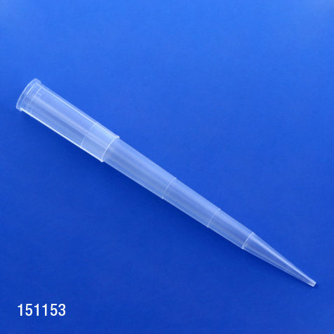 Pipette tip,100-1250uL,84mm, univ, grad, natural, bulk bag | GLO1-151153