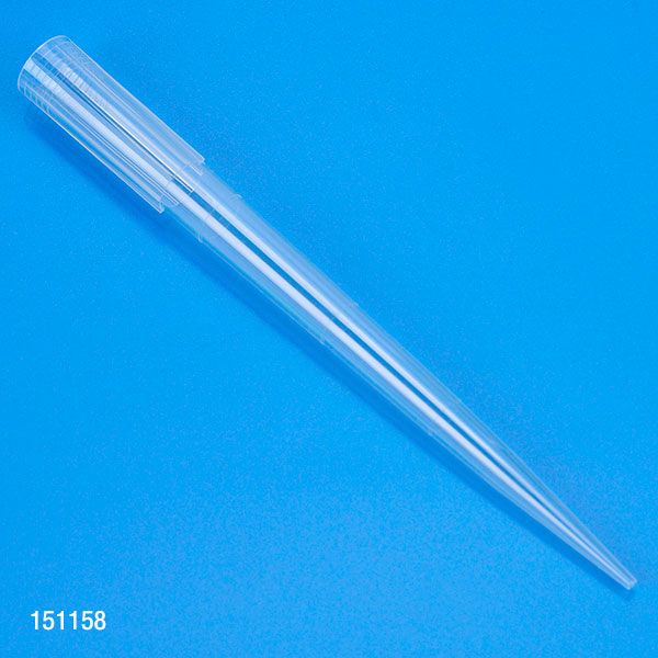 Pipette tip, 100-1300uL, 98mm,, univ, grad, natural, 96/rack | GLO1-151158R-96