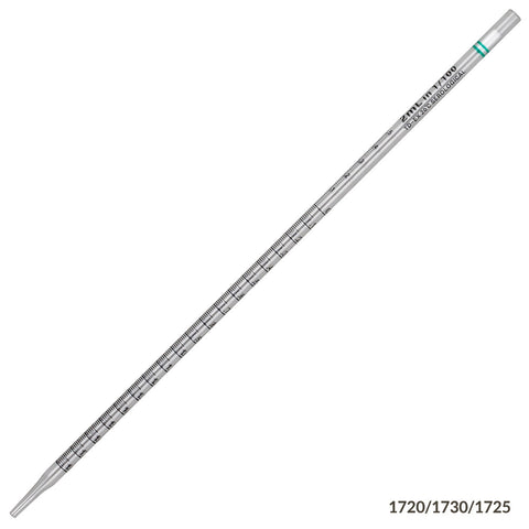 Serological pipette, 2mL, 1/pk, standard, green, PS, STR | GLO1-1720