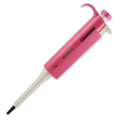 Diamond fixed pipette, 1uL, pink | GLO1-3302-1