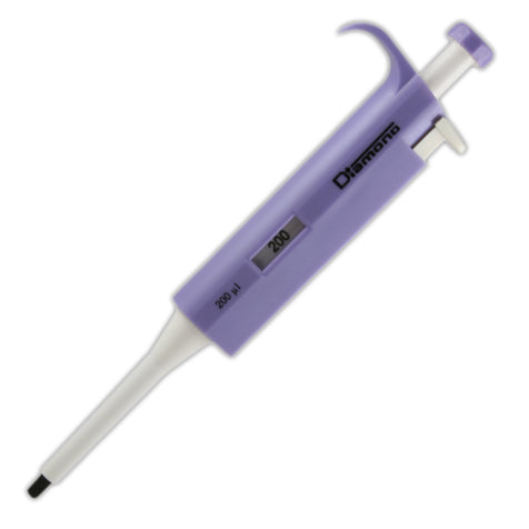 Diamond fixed pipette, 200uL, lavender | GLO1-3302-200