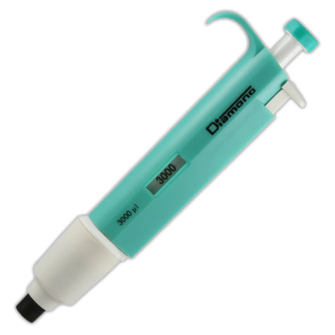 Diamond fixed pipette, 3000uL (3mL) light green | GLO1-3302-3000