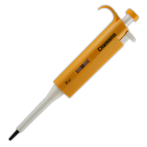 Diamond fixed pipette, 30uL, yellow | GLO1-3302-30