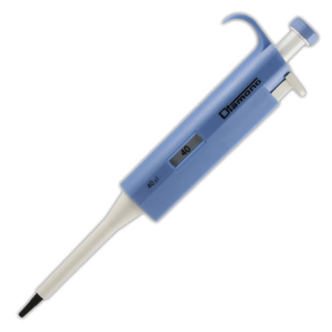 Diamond fixed pipette, 40uL, blue | GLO1-3302-40