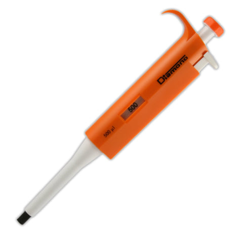 Diamond fixed pipette, 500uL, orange | GLO1-3302-500