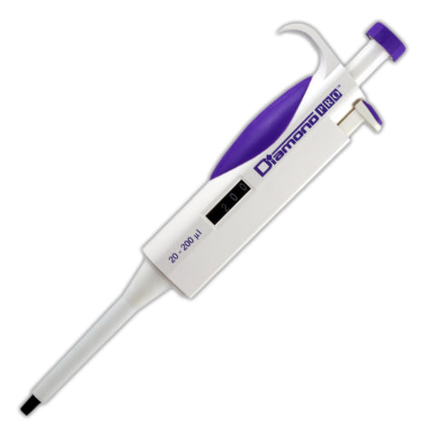 Diamond PRO adjustable pipette, 20 - 200uL, lavender | GLO1-3311-200