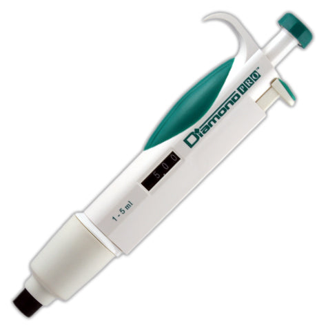 Diamond PRO adjustable pipette, 1000 - 5000uL, light green | GLO1-3311-5000