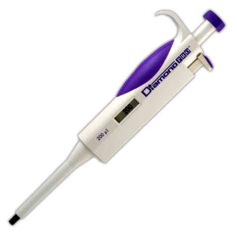 Diamond PRO fixed pipette, 200uL, lavender | GLO1-3312-200