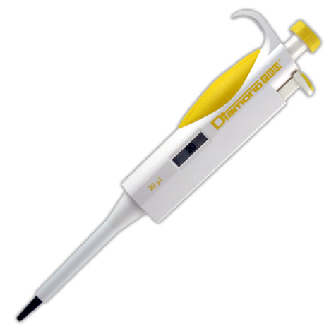 Diamond PRO fixed pipette, 20uL, yellow | GLO1-3312-20