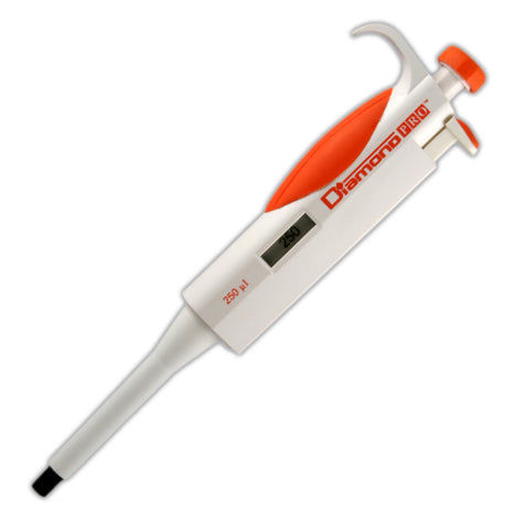 Diamond PRO fixed pipette, 250uL, orange | GLO1-3312-250