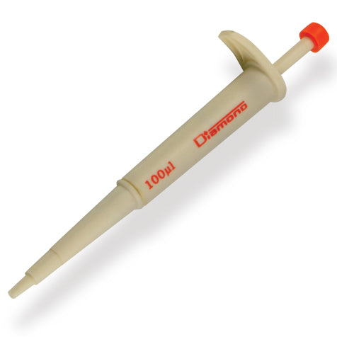 Diamond Jr. fixed pipette, 100uL, orange | GLO1-3322-100