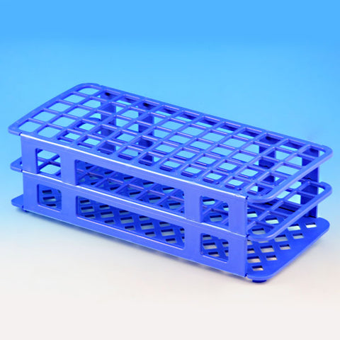 Rack, 60-place, PP, blue, for 16mm - 17mm tubes | GLO1-456504