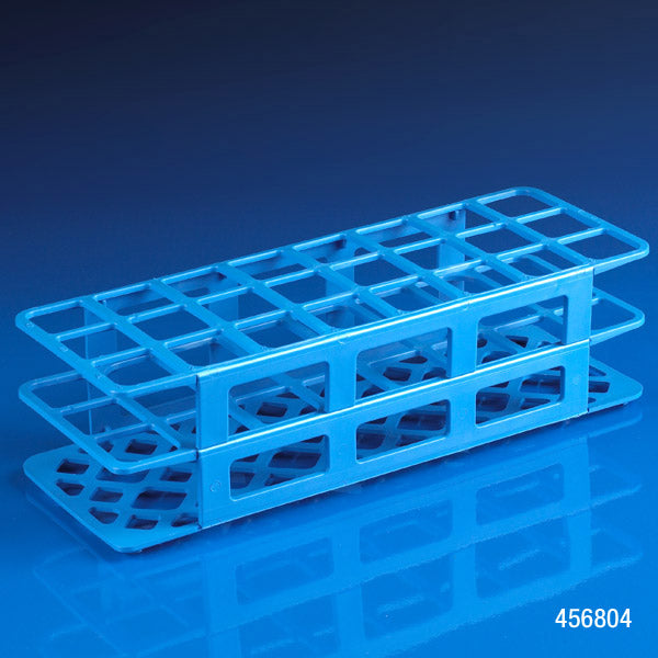 Rack, 24-place, PP, blue, for 30mm tubes | GLO1-456804