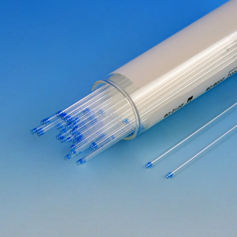 Capillary tube, plain, blue tip, soda lime glass | GLO1-51602