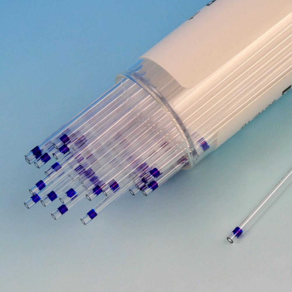 Capillary tube, plain, blue tip, 100% plastic | GLO1-51680