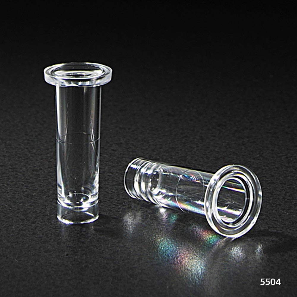 Sample cup, nesting, 1mL, PS, for 12mm & 13mm tubes | GLO1-5504